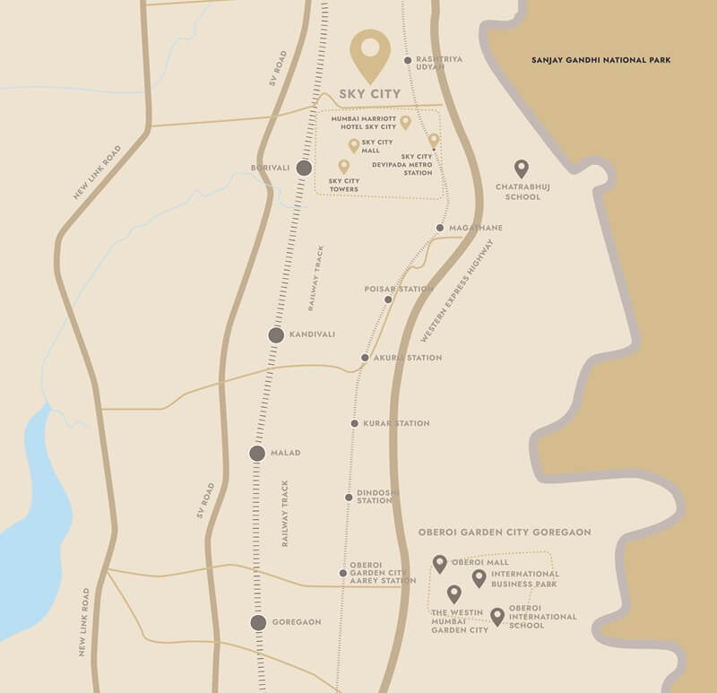 Sky City Mall Map