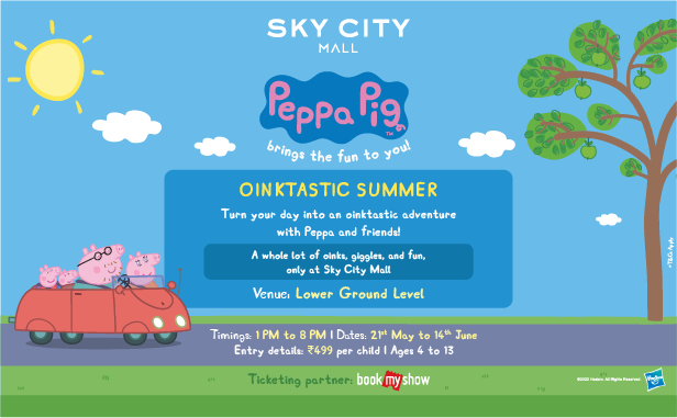 peppa pig at sky city mall